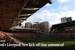 利物浦官方：歐冠賽程公布后，客戰(zhàn)布倫特福德開球時間提前3小時