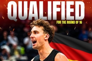 德國(guó)男籃連下三城提前出線 晉級(jí)淘汰賽16強(qiáng)！