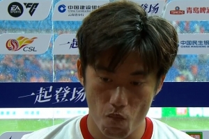 張華晨：其實(shí)拿到1分還是可以接受，但最后沒有守住比分很可惜