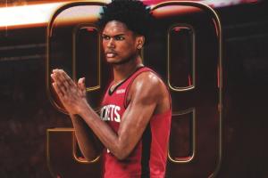 天賦頂天！火箭官方：阿門-湯普森2K彈跳99聯(lián)盟第一！