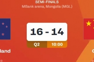 命中率不高！U16亞洲杯半決賽中國男籃首節(jié)15投僅4中 外線8中2