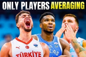 東契奇字母哥申京是本屆歐錦賽至今僅有的3位場均至少20+5+5球員