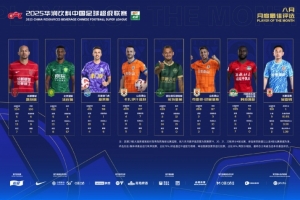 中超8月最佳候選：瓦科、米特里策、費利佩在列，吳亞軻入圍