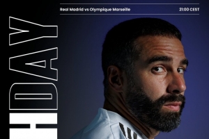 皇馬官方曬歐冠戰(zhàn)馬賽海報，卡瓦哈爾單人出鏡