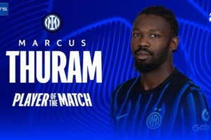 雙響+6爭頂成功，小圖拉姆當(dāng)選國米2-0阿賈克斯一役全場最佳