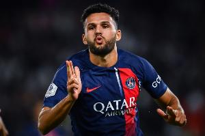 16球，貢薩洛-拉莫斯與姆巴佩并列巴黎隊(duì)史替補(bǔ)登場(chǎng)進(jìn)球最多球員