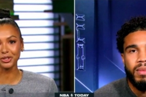 塔圖姆：已逐步增加籃球訓(xùn)練 昨天第一次在球場上練習(xí) 感覺很自如