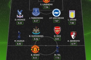 WhoScored英超第7輪最佳陣：舍什科、特爾、賴斯、拉門斯在列