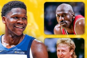 都是大神！愛(ài)德華茲生涯前五年全能數(shù)據(jù)比肩喬詹 總共僅四人做到