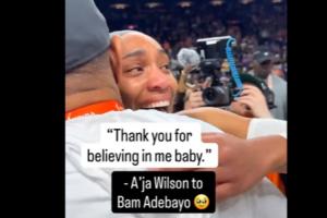 ??真·官宣！阿賈哭著擁抱阿德巴約：謝謝你一直相信我 寶貝