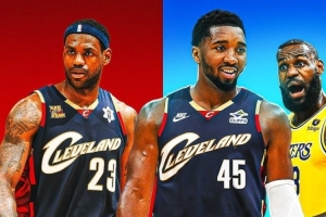 誰(shuí)的青春？騎士將在主場(chǎng)迎戰(zhàn)詹姆斯的湖人時(shí)穿海軍藍(lán)經(jīng)典版球衣