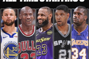 歷史前五球星？文班亞馬：喬丹、詹姆斯、庫里、奧尼爾、鄧肯