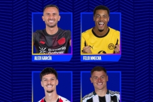 歐冠今日最佳進(jìn)球候選：加西亞、恩梅查、丹尼斯-曼、巴恩斯在列