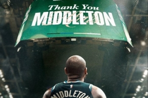 球隊功勛！雄鹿揭幕戰(zhàn)對陣奇才 暫停時致敬舊將米德爾頓