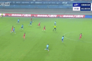 躲不開(kāi)??！卡多索射門(mén)被撲，李提香不慎自擺烏龍，河南1-0浙江