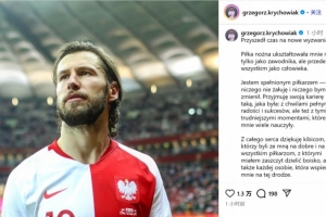 35歲波蘭后腰克里喬維亞克官宣退役：作為球員，我已了無遺憾