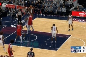 來勢洶洶！薩爾單打恩比德 強(qiáng)起被帽后自投自搶雙手暴扣