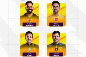 阿莫林首次入選！英超10月最佳主帥候選：阿莫林、阿爾特塔在列