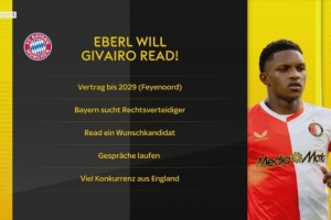 德天空：拜仁明夏前中后場(chǎng)都可能引援，已接觸費(fèi)耶諾德右后衛(wèi)雷德