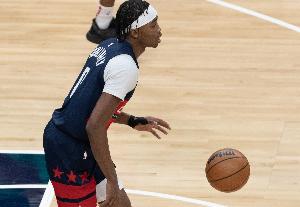 后勁不足！庫(kù)利巴利12中6拿到16分8板3帽 下半場(chǎng)僅4分