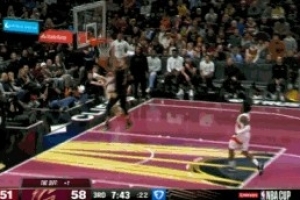 功力還在！鮑爾搶斷一條龍上籃&加長三分回應(yīng)球