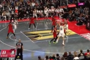 運籌帷幄！約基奇吸引牽制 助攻沃特森中路空切滑翔暴扣！