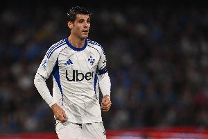 巔峰不再??33歲莫拉塔對拿波里失點+賽季12場0球，現(xiàn)身價1100萬