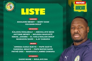 塞內加爾名單：馬內、杰克遜在列，姆巴耶、馬馬杜-薩爾首次入選