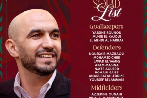 摩洛哥新一期名單：布努、阿姆拉巴特、迪亞斯在列，阿什拉夫傷缺