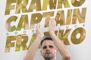 祝好！浙江隊官方：34歲隊長弗蘭克賽季末離隊，將舉行告別儀式