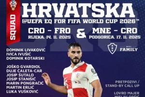 克羅地亞名單：莫德里奇領(lǐng)銜，格瓦迪奧爾、佩里西奇在列