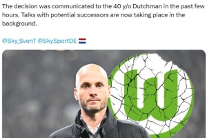 德甲10輪僅8分，德天空記者：沃爾夫斯堡主帥西蒙尼斯下課