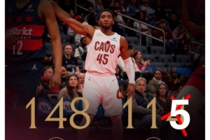 整活！騎士官推轉(zhuǎn)發(fā)NBA聲明 曬昨日比分圖給奇才加了一分