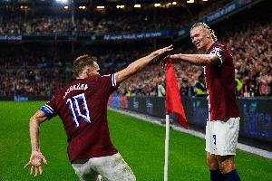 歐洲世預(yù)賽連線破門(mén)榜：厄德高→哈蘭德4球最多，賴(lài)斯→凱恩3球