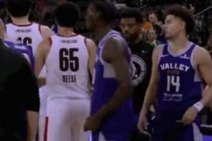 好兄弟一路平安！楊瀚森和馬盧阿奇兩個首輪秀賽后擁抱