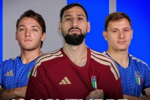 搏至無憾！意大利發(fā)布對挪威海報：多納魯馬、巴雷拉、雷特吉出鏡