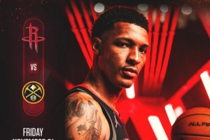 大戰(zhàn)一觸即發(fā)！火箭官方曬海報 為明日NBA杯打掘金一戰(zhàn)預熱