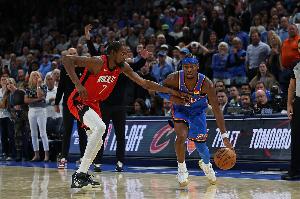 凈效率前五：雷霆+16.9獨一檔 火箭+11.4第二 掘金3活塞4猛龍5