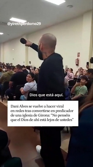 慷慨激昂！阿爾維斯成為傳教士后傳教：上帝就在我們身邊