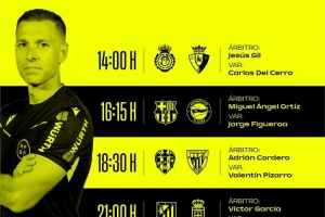 西甲明日比賽裁判：奧爾蒂斯執(zhí)法巴薩，維克托·加西亞執(zhí)法馬競