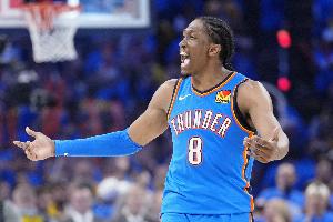 雷霆VS太陽首發(fā)：杰倫威賽季首秀 搭檔SGA、切特、多特、卡森