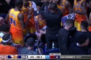 ??這TM新秀？克尼佩爾繞掩護 斷節(jié)奏絕平三分轟進 拖入加時！