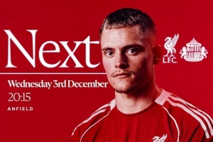 能否全取三分？利物浦發(fā)布對陣桑德蘭海報：維爾茨單人出鏡