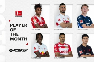 德甲11月最佳球員候選：奧利塞、翁達(dá)夫、多基、馬扎在列