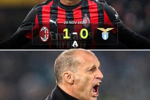 成功復(fù)仇！上周意甲拉齊奧0-1不敵AC米蘭，本場1-0取勝晉級(jí)8強(qiáng)