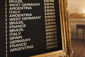 明晨抽簽！世界杯官方曬歷屆冠軍：快要到新名字出現(xiàn)的時候了...