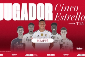 毫無爭議！官方：7場9球兩助，姆巴佩當選皇馬11月隊內(nèi)最佳球員