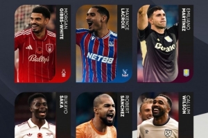 PFA英超11月最佳球員候選：薩卡、大馬丁、羅伯特·桑切斯在列