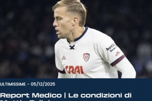 官方：卡利亞里球員費(fèi)利奇左膝重傷賽季報(bào)銷(xiāo)，意杯帶傷罰失點(diǎn)球