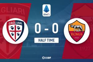 半場-羅馬0-0卡利亞里 埃斯波西托抽射造險羅馬遭壓制僅1射正